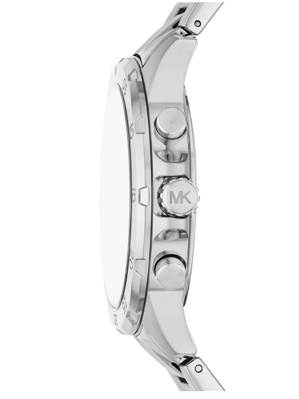 Michael Kors Greyson Chronograph Silver-Tone Stainless Steel Watch 43mm